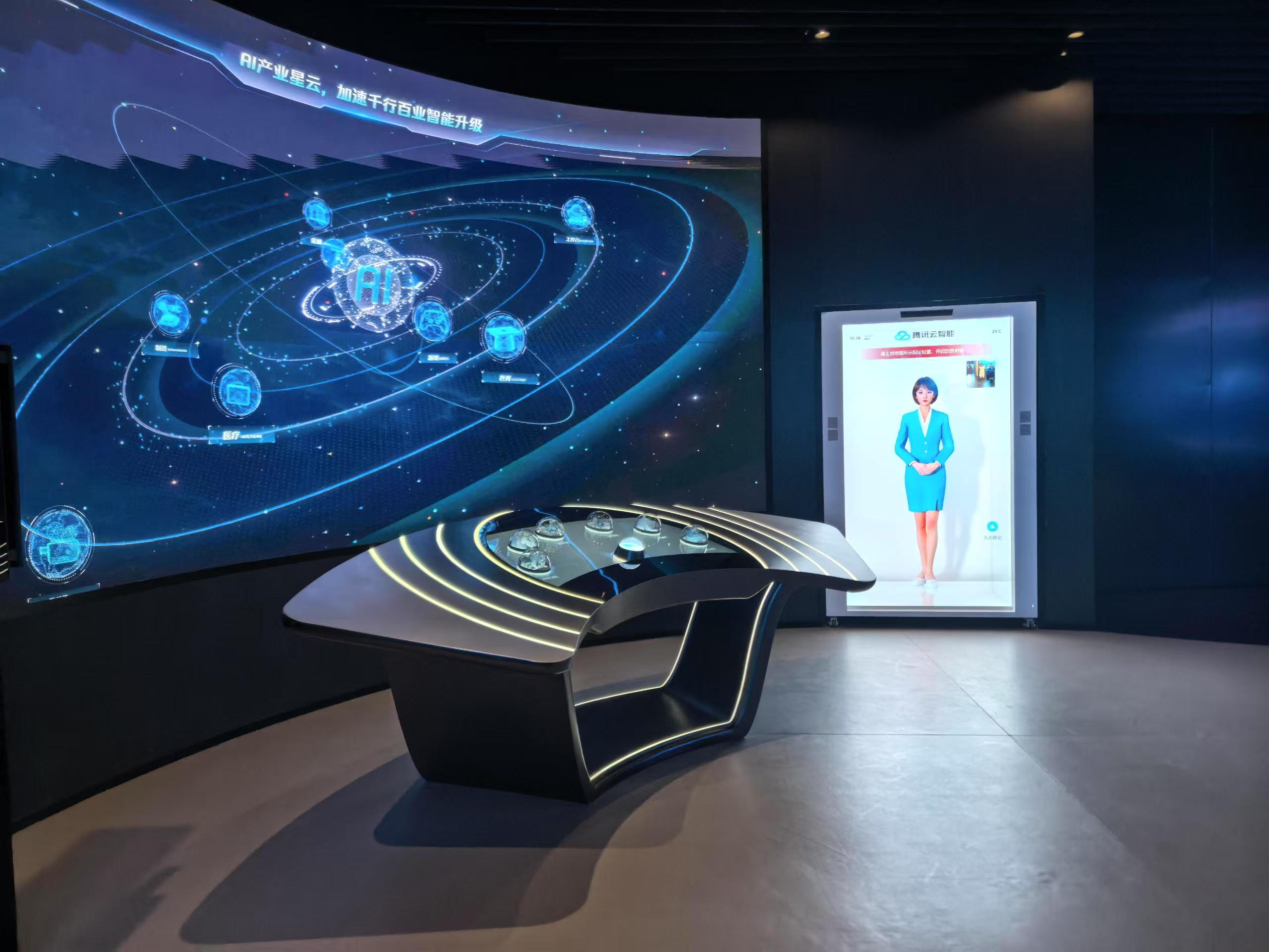 云影·数智人全息舱