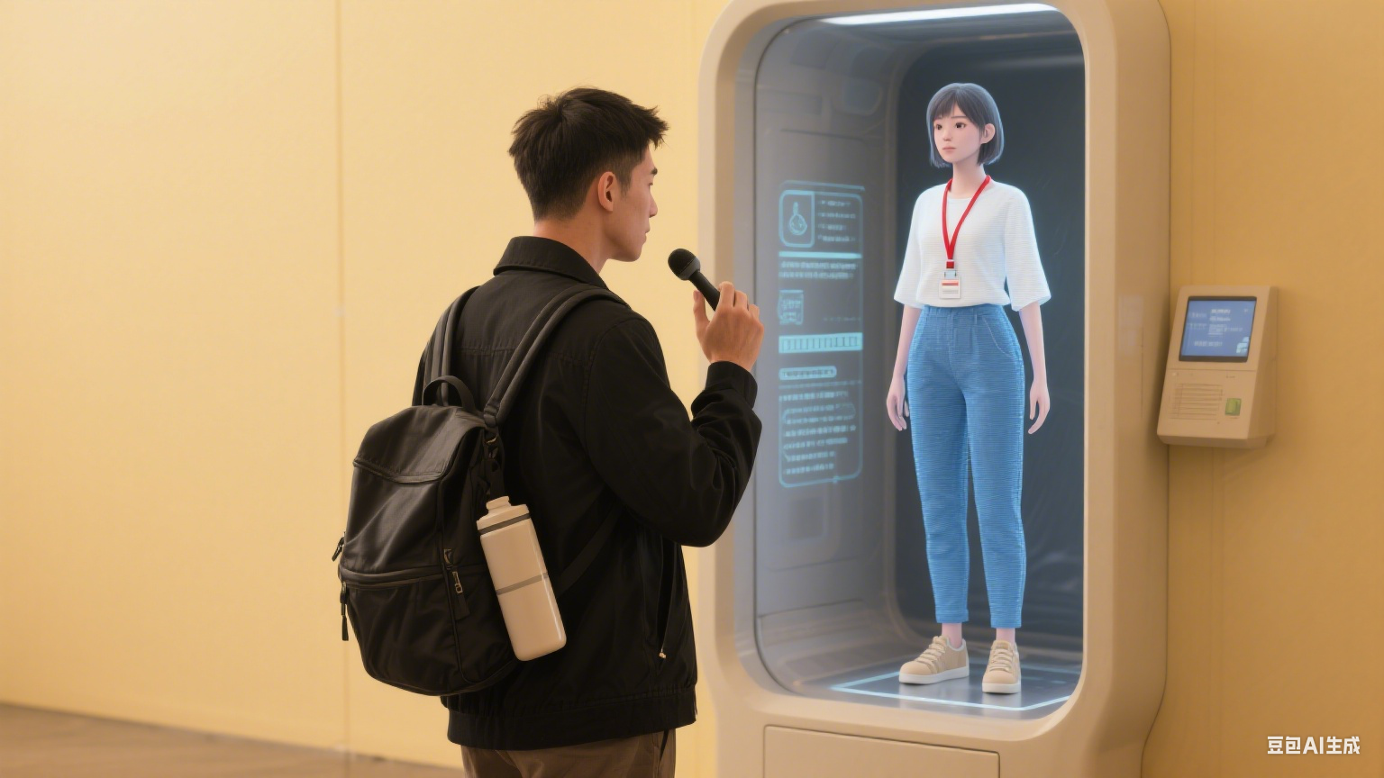 云影·数智人全息舱